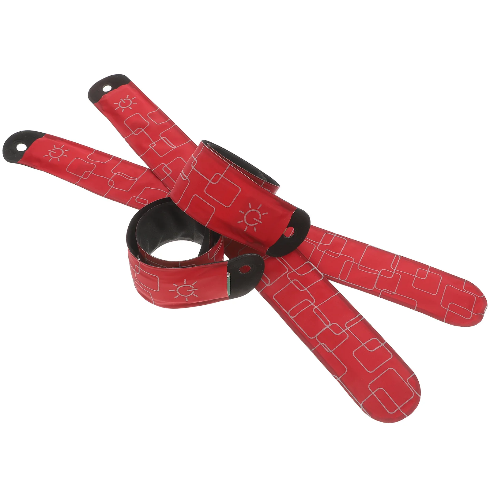 4 قطعة LED الحصان الكاحل العصابات قابل للتعديل الساق يلتف ليلة ركوب الدراجات تشغيل وضوح عالية في الهواء الطلق عاكس والعتاد #5