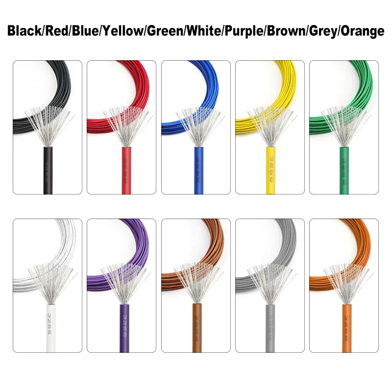 UL3266 Low-Smoke 30/28/26/24/22/20/18/16/14/12AWG Halogen-Free PE Insulated Wire Tinned Copper Cable Household Appliances Cables - Image 6