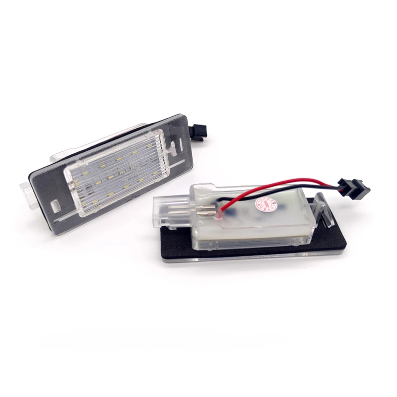 Lámpara LED para placa de matrícula, montaje de luz blanca de 12V para Opel Vectra C Estate 2002-2008