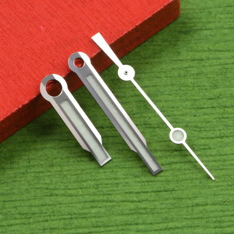 NH35 Uhrzeiger C3 superleuchtende Uhrzeiger 8*12*12,5mm für NH35A/NH36A passend für Seiko Uhrwerk Ersatzteile