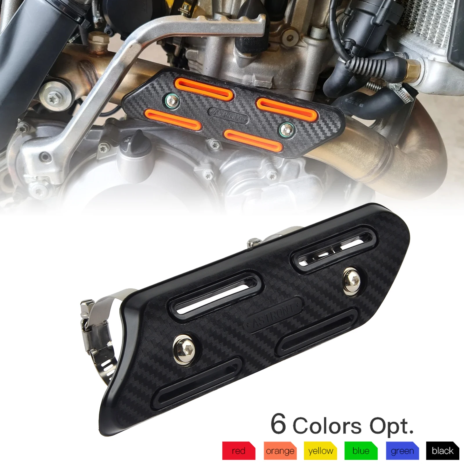 

Exhaust Muffler Pipe Heat Shield Cover Guard For Husqvarna FE FC Husaberg For KTM EXCF Yamaha Sherco Honda Suzuki Kawasaki Beta