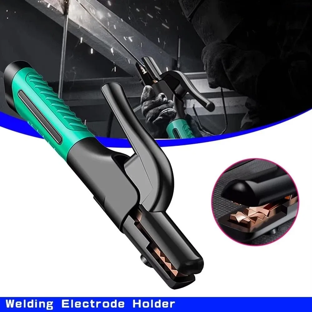 Heat Resistant Welding Tongs Insulated Handle Labor-Saving Design Welding Electrode Holder 1000A Heavy Duty