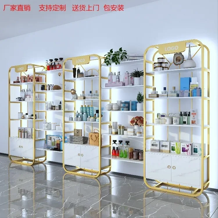 Light luxury shelf display rack shoe rack bag rack