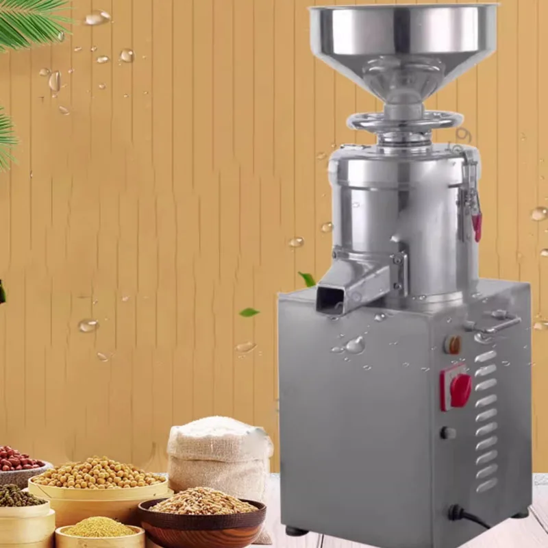 220/110V Peanut Butter Maker Machine Sesame Beans Crusher Stainless Steel Sesame Butter Milling Machine Commercial Pulping Machi