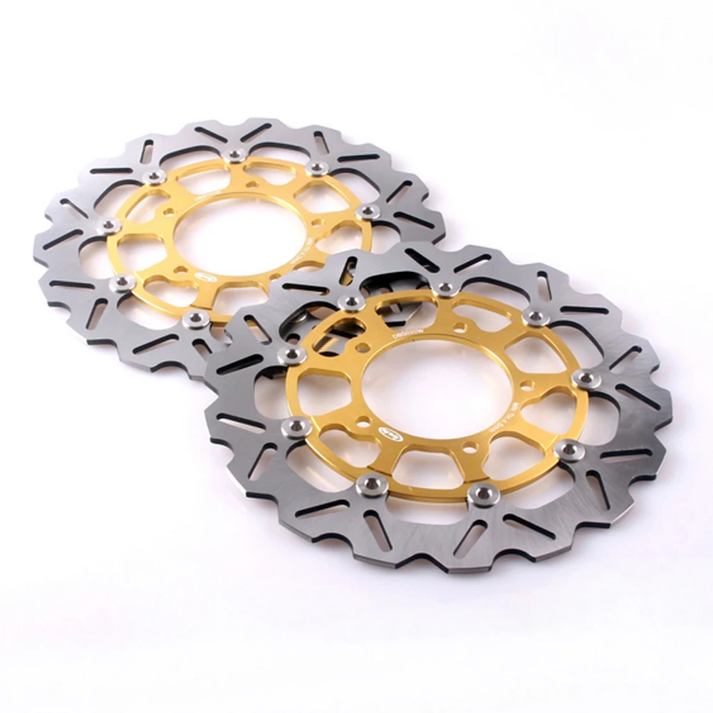 Motorcycle Front Rear Brake Disc Rotors Set for Suzuki GSXR600 GSXR750 2006-2007 K6 & GSXR1000 2005-2008 K5 GSXR 1000 Disks 3PCS