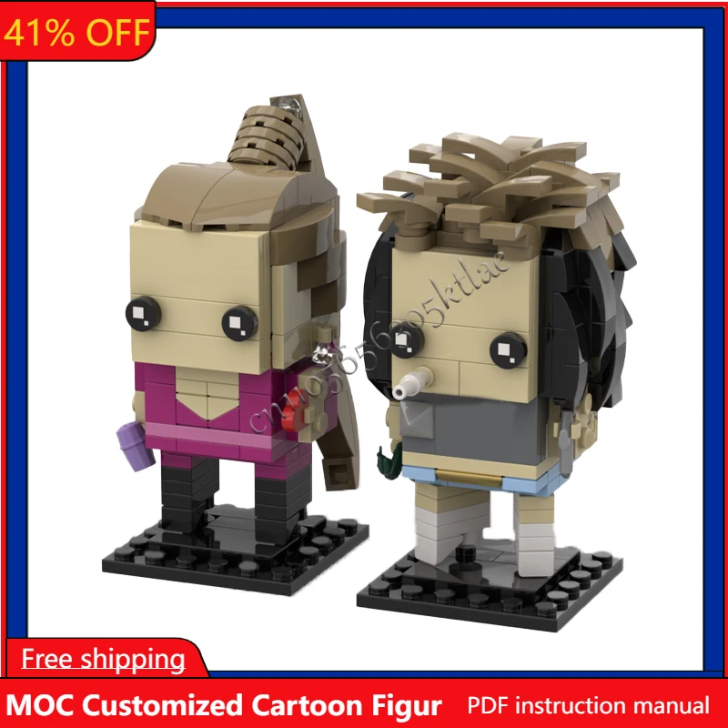 360ピース MOC カスタマイズ タビタ オチ グルッタサン ブリックヘッドモデルセット DIY クリエイティブブリック組み立てコレクション ディスプレイトイ キッズギフト