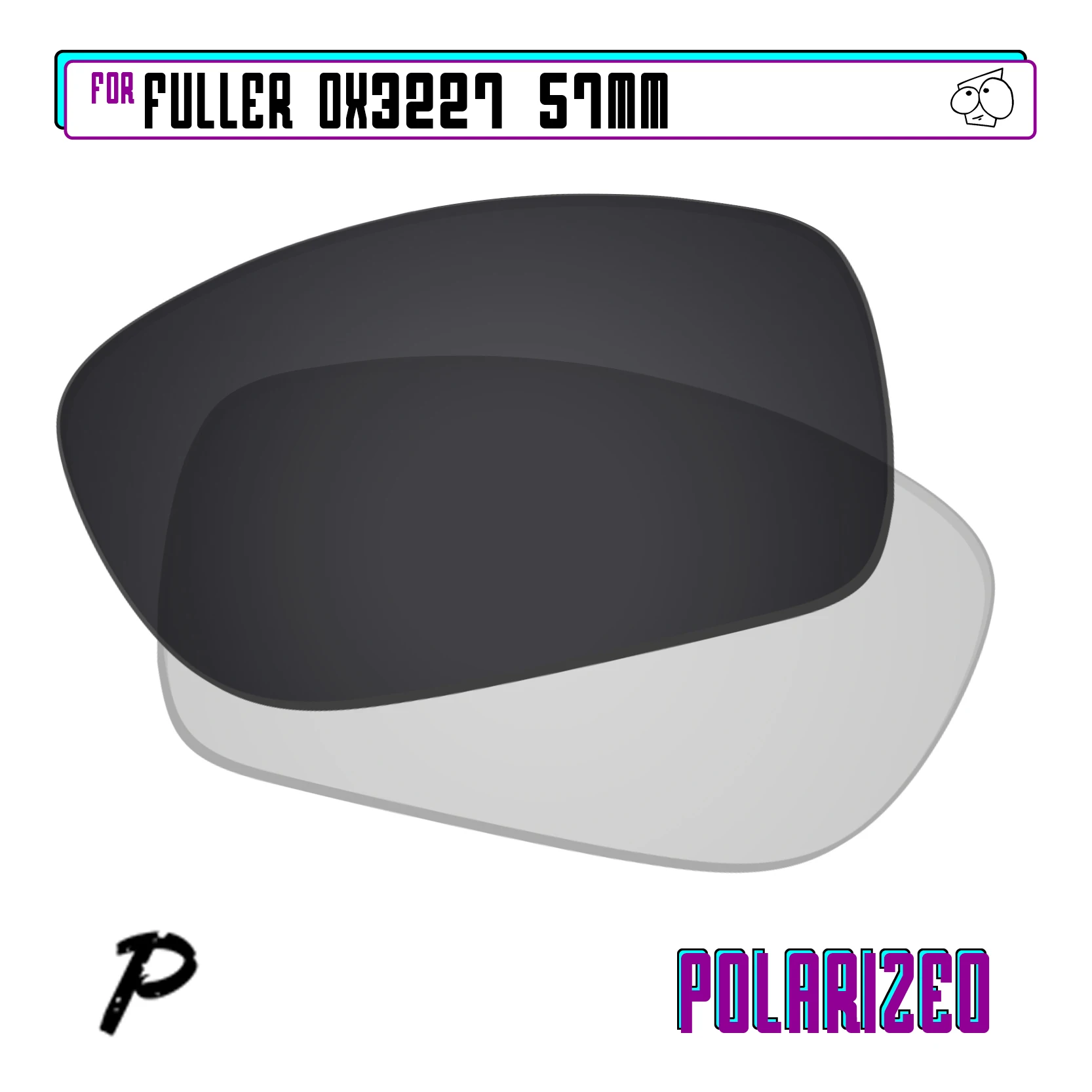 

EZReplace Polarized Replacement Lenses Compatible With OAKLEY Fuller OX3227-57 Sunglasses - Multiple Options