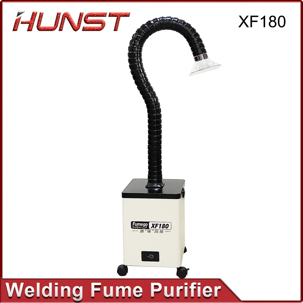 Hunst Laser Fume Extractor XF180 Soldering Smoke Fume Absorber Purifier HEPA Dust Collector for Nail Salon,Beauty Dust Absorbing