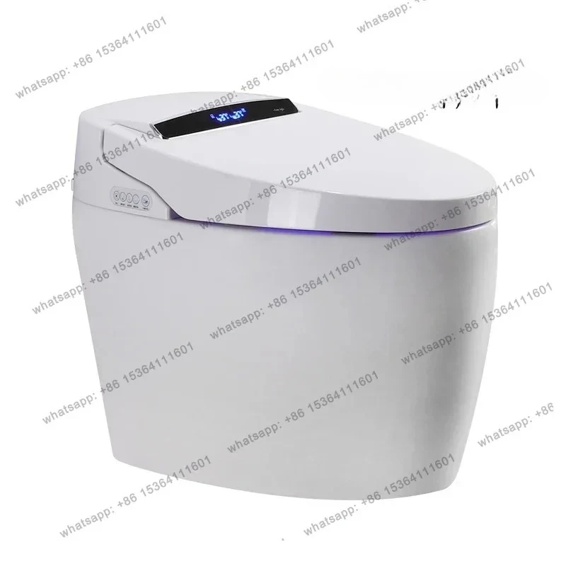 Smart Toilet ,Modern Automatic open Self Cleaning Ceramic Bathroom WC Intelligent Sanitary Ware Bidet ,with Tank ,Remote