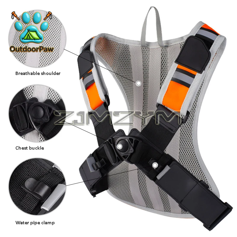 Large Capacity Hydration Backpack Comfortable Breathable Cross-country Motorcycle Water Bag Outdoor Sport Cycling Drinking Bag view 3