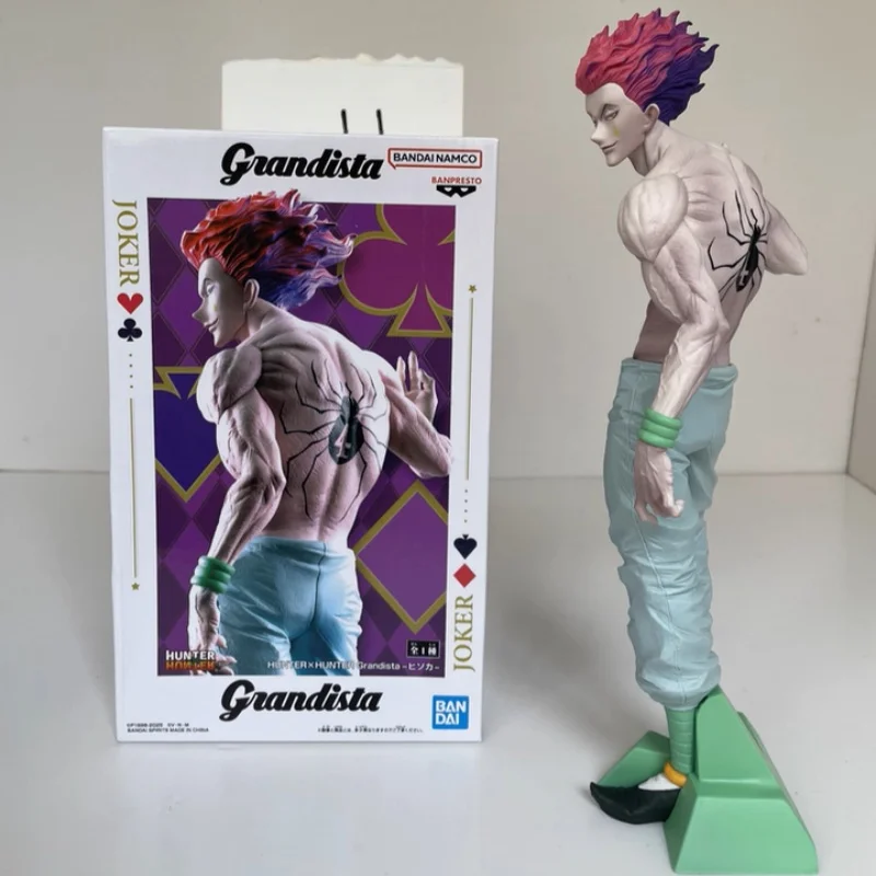 

Оригинальная оригинальная фигурка Banpresto Grandista GROS Hunter Hunter 28 см Hisoka, Коллекционная модель для взрослых, игрушка-кукла QWIOOE
