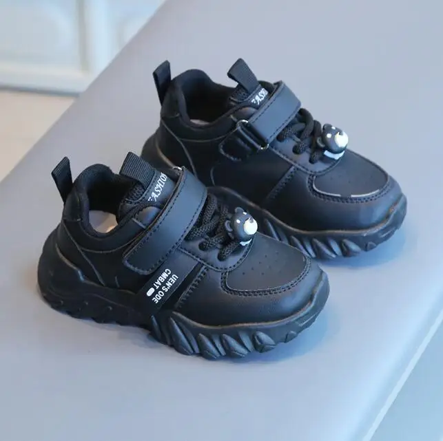 

Kids Fashion Color Matching Cute Boys Sneakers 2024 New Soft Breatheable Simple Girls Casual Sport Shoes Children Running Shoes