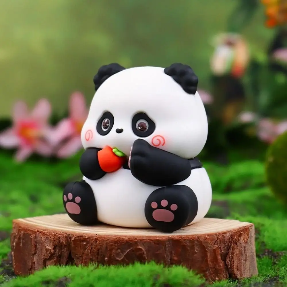 Cute Creativity Giant Panda Figurines Panda Daily Series Little Happiness Series Desktop Ornaments Mystery Box Home Decoration