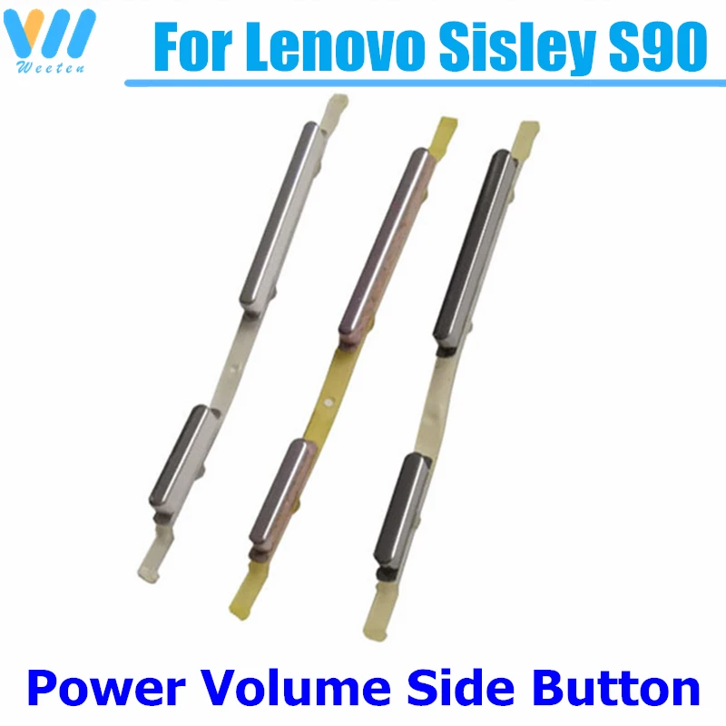 

Кнопка включения/выключения и регулировки громкости для Lenovo Sisley S90, боковая панель управления, запчасть для ремонта мобильного телефона
