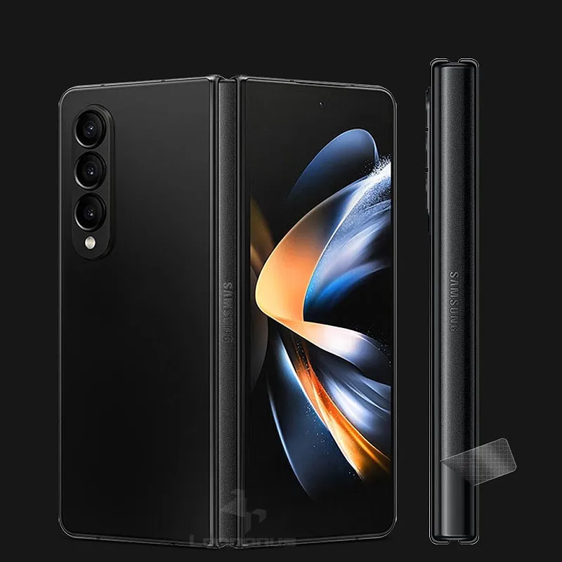 5 pz trasparente smerigliato cerniera pelle Samsung Galaxy Z Fold 6 5 4 3 2 5G cerniera laterale della pelle pellicola protettiva copertura 3M Wrap sticker