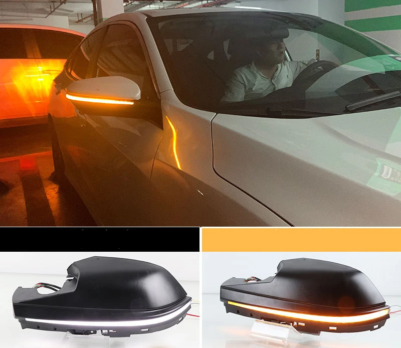 

Suitable for Honda Civic 16-19 modified daytime running light streamer steering rearview mirror light