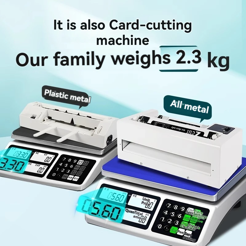 1pc A4 Heavy-duty Electric Business Card Cutter 90x54mm Business Card Paper Cutting Machine