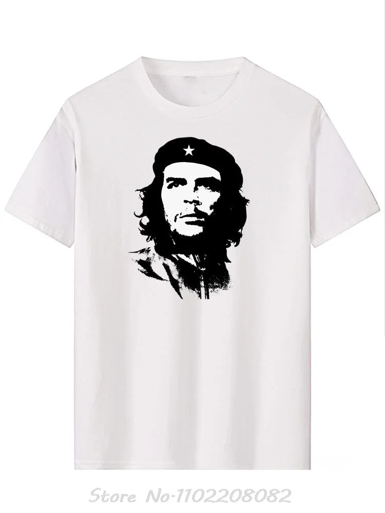 Che Guevara Revolution Printed Men T-shirt Casual O-neck T Shirt Men Clothing Fashion Oversized Streetwear Cotton Tshirt