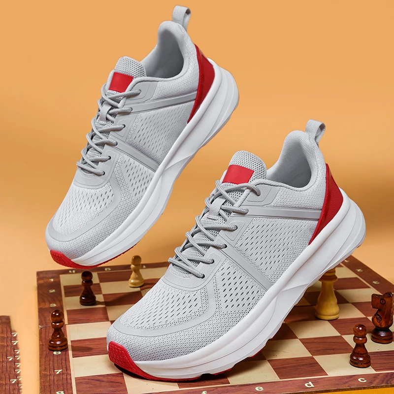 

Новинка 2023 года, осенняя тренировочная мужская спортивная обувь, износостойкие кроссовки с завернутой поддержкой, легкие повседневные устойчивые прогулочные туфли