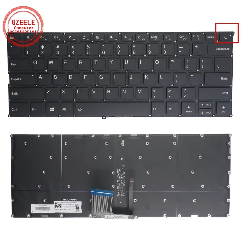 

US/RU/LA English NEW Laptop Keyboard For Lenovo Ideapad 720S-14 IKB/IKBR/ISK V720-14ISE V530S-14 K43-80 K42-80 Wei6-14IKB