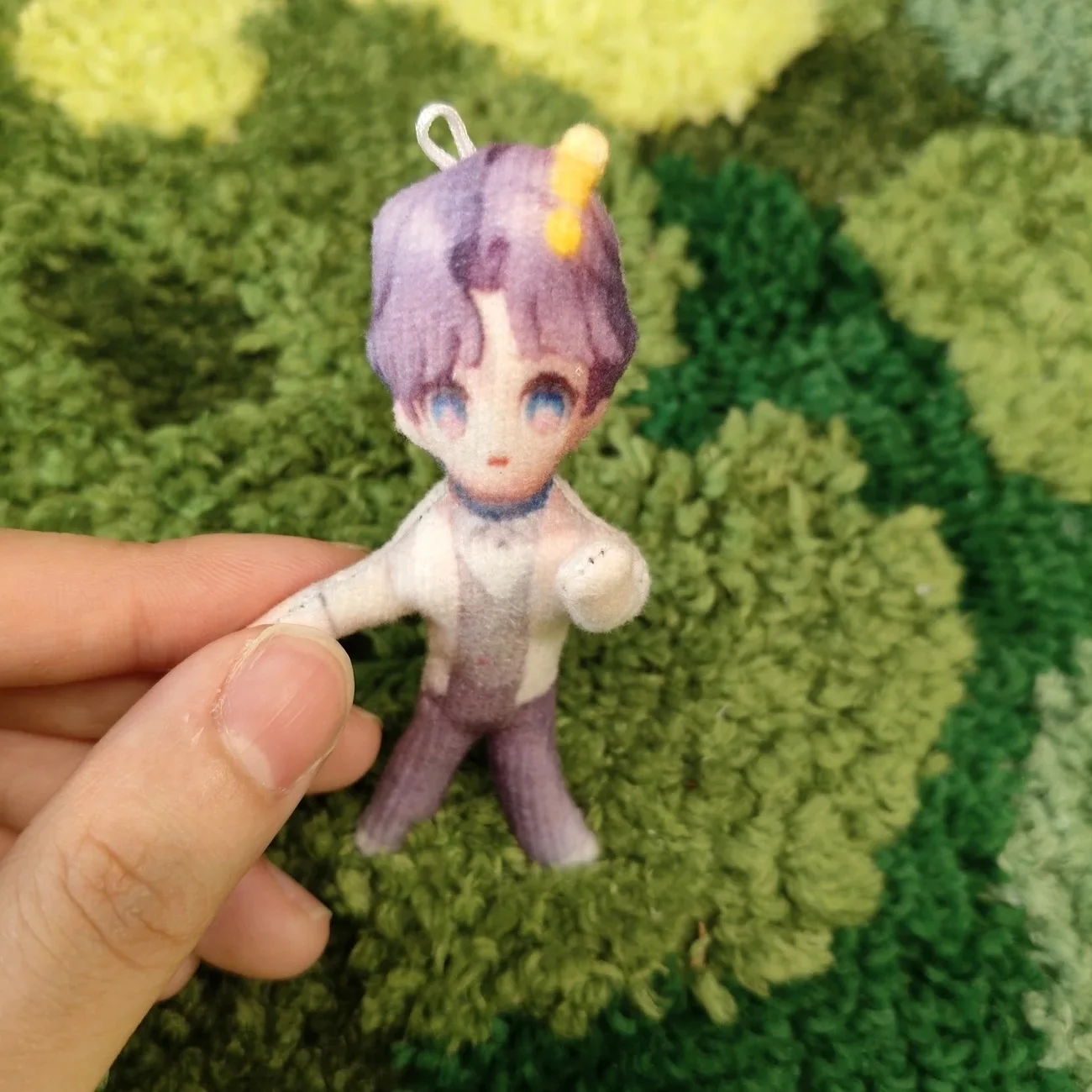 Amor y espacio profundo Zayne5cm nariz pequeña Gaby leche ratón acabado seco Cosplay colgante móvil con pose fija