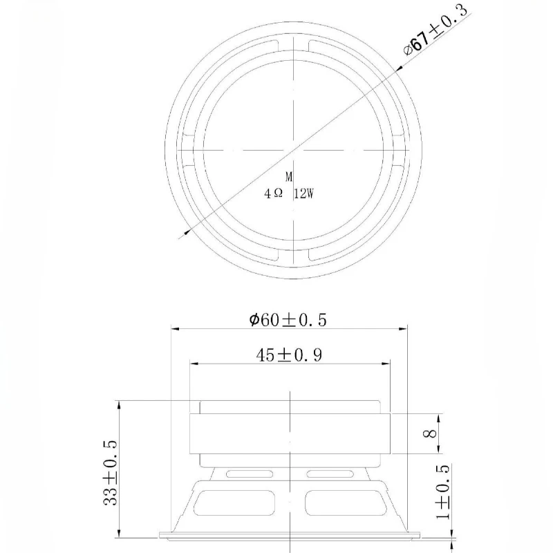 SOTAMIA 2 قطعة 2.5 بوصة كامل المدى المتكلم 4 أوم 12 واط المطاط حافة في الهواء الطلق مكبر صوت مقاوم للماء الخارجي المغناطيسي الوسائط المتعددة الصوت