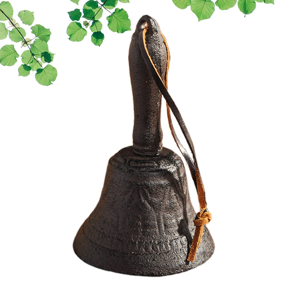

Hand Retro Iron Bell Vintage Style Archaize Design Craftsmanship For Pet Wake Up Signal Student