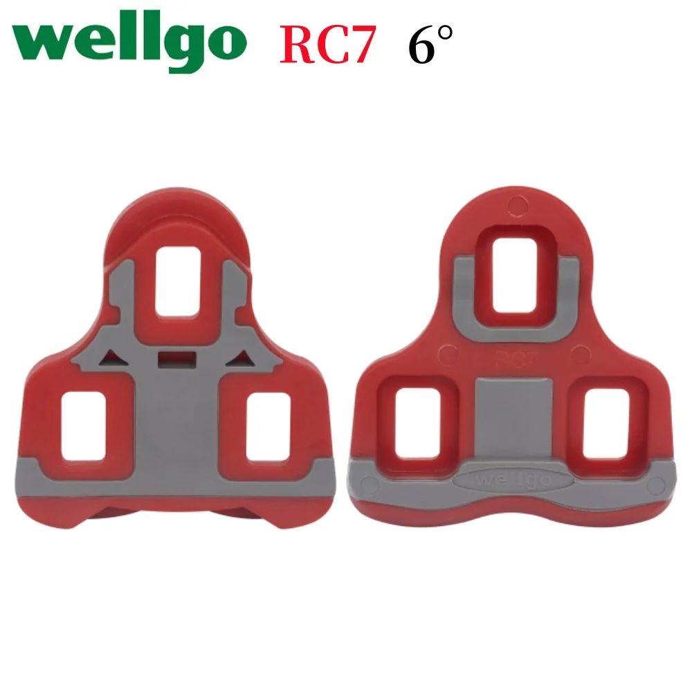 Wellgo RC7 Anti-Slip Road Pedal Cleats 6° Repair parts Self-Locking Pedal Cleats