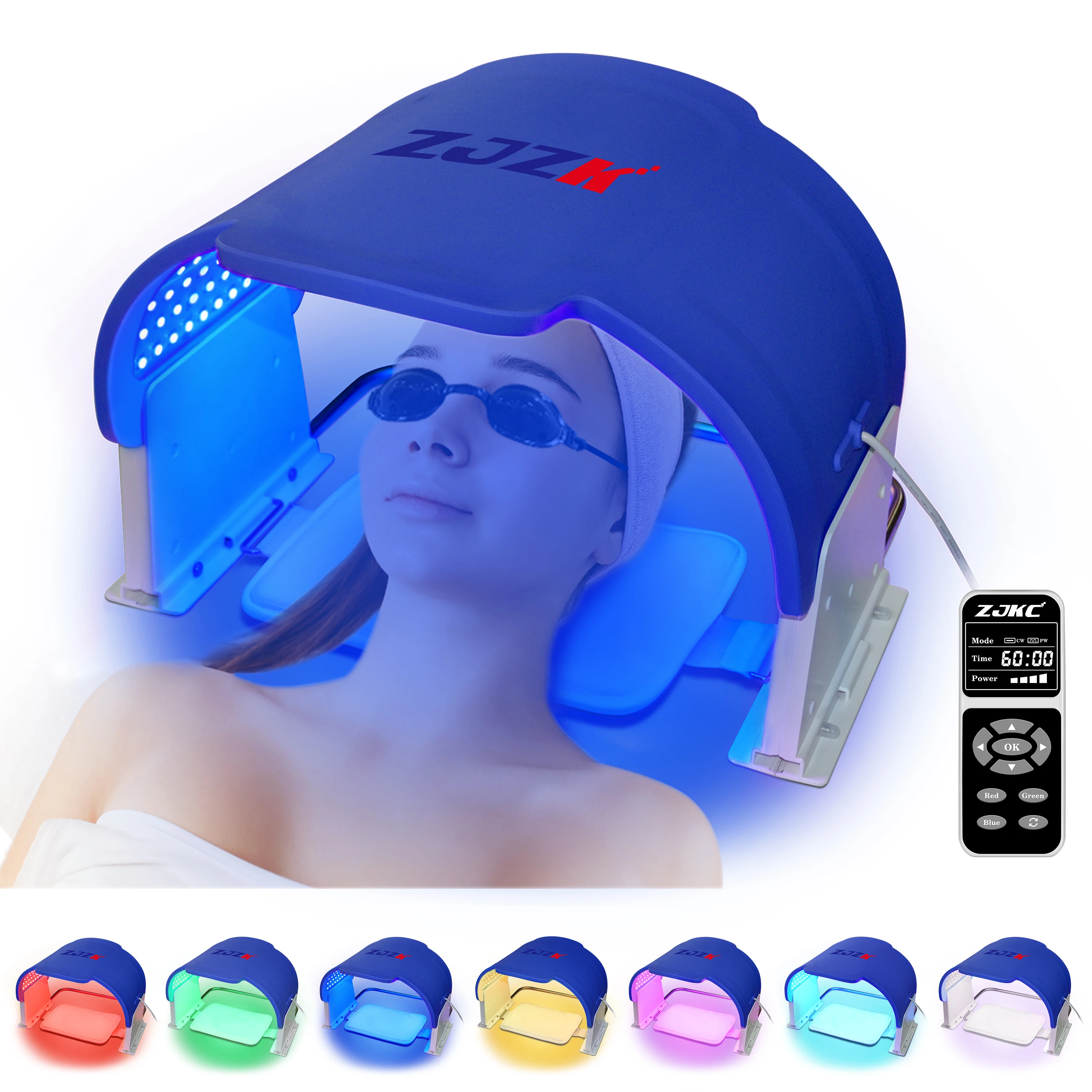 

ZJZK Face Sculpting Tool 660nmx330chips Red Light Mask Facial 850nmx330chips+940nmx330chips Led Light Mask For Face Sun Damage