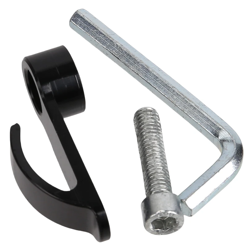 Universal Motorcycle Handlebar Hook Aluminium Alloy Helmet Holder Hook Single Hole Hook For Dirt Bike Electric Scooter Storage view 3