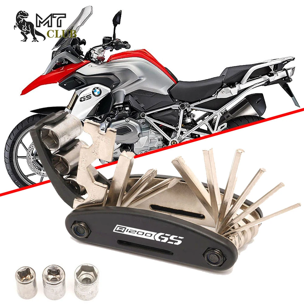 Kit de ferramentas de reparação multifuncional para bicicleta, ferramenta de reparo, chave, chave de fenda, BMW R1200GS, ADV, LC, aventura, R1200,