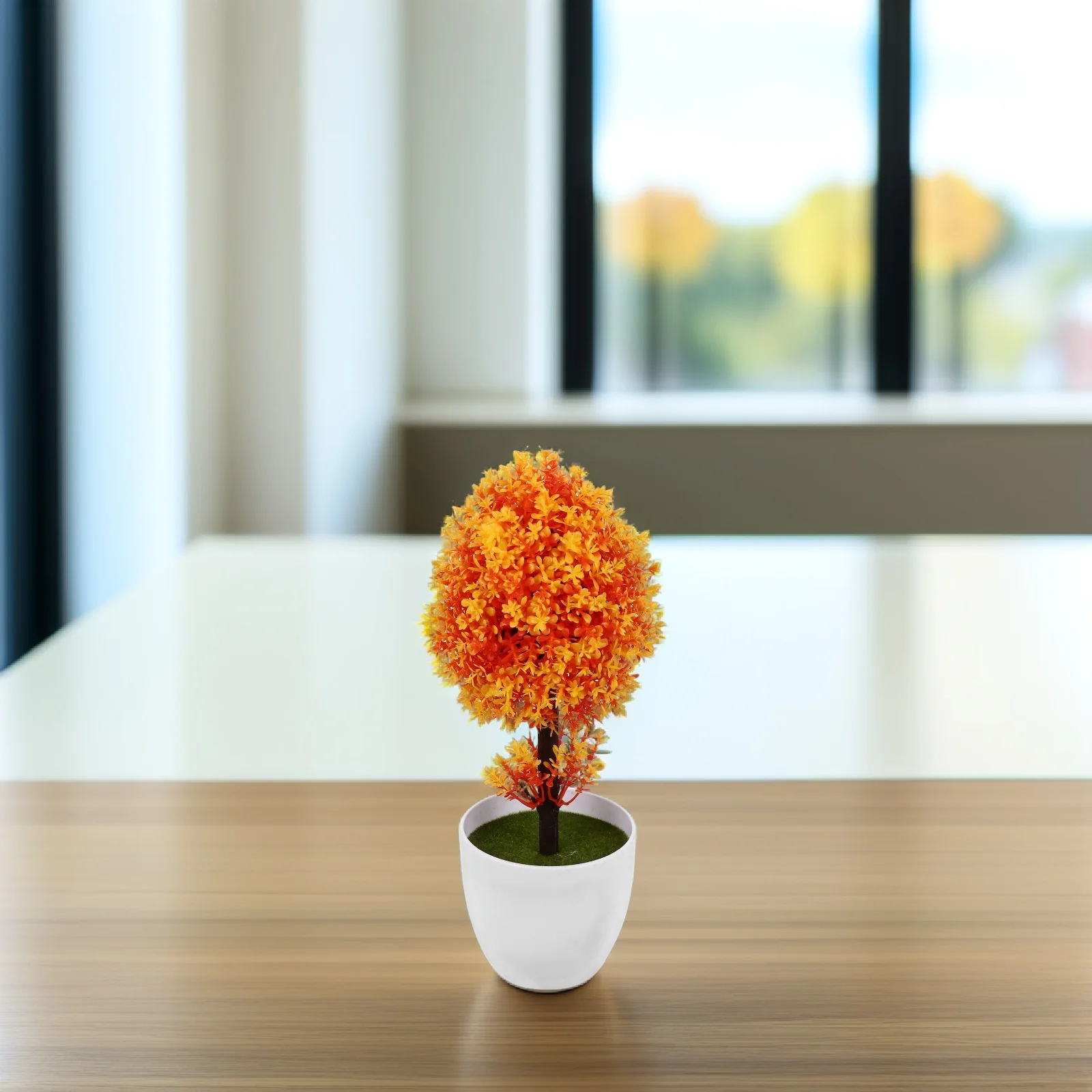 

Imitated Cherry Bonsai Artificial Plant Decor for Home Office Imitation Plant nament IndoorDurable Eco Friendly Gifts