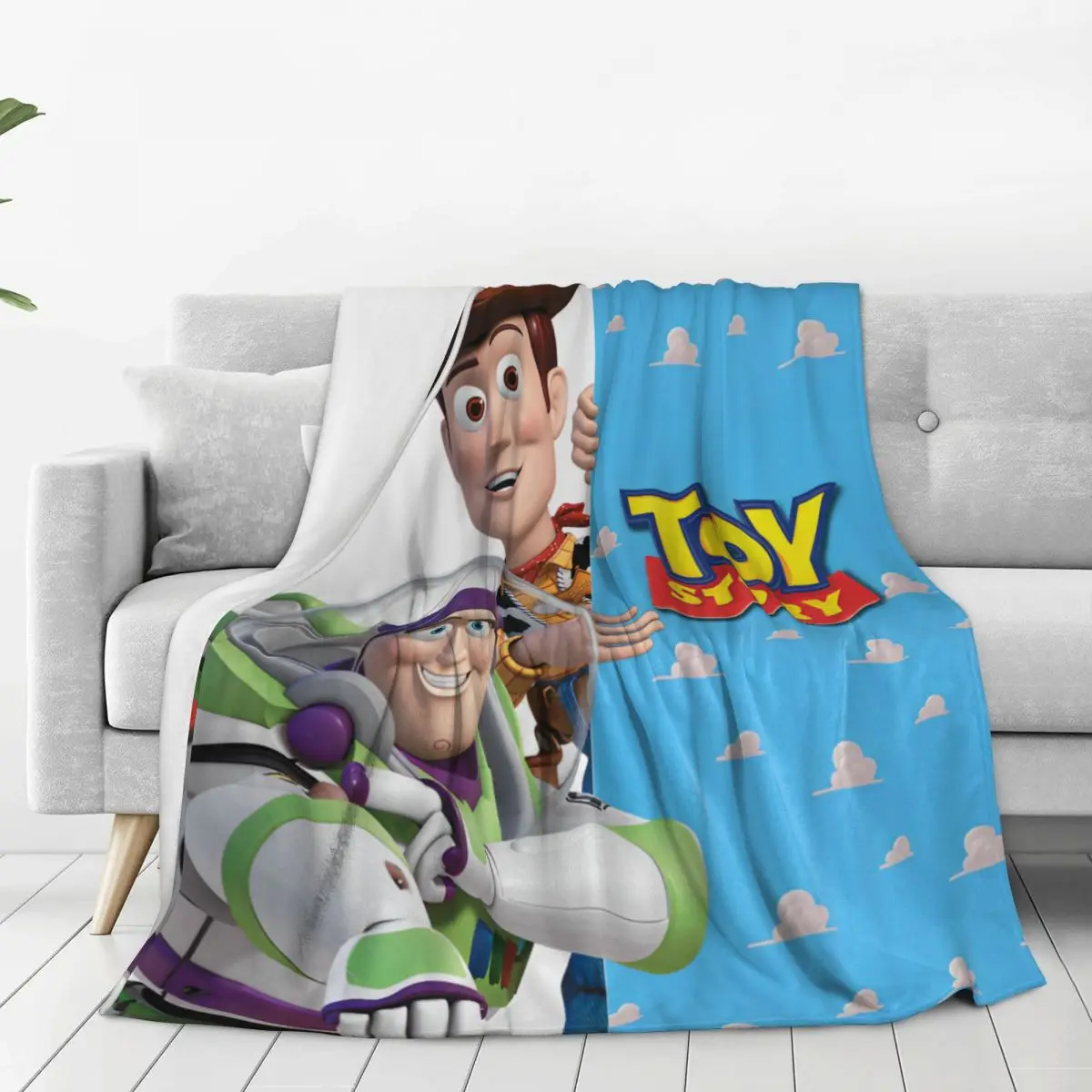 Toy Story Buzz Lightyear Blanket Travel Office Flannel Throw Blanket For Outdoor Warm Customized Quality Bedspread Gift