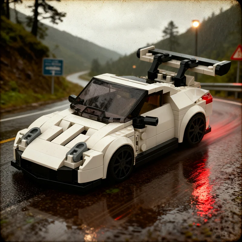 

239 шт. MOC Porscheed RS City Champions Модель Строительные блоки Архитектура Сборка Рождественские подарки DIY креативная игрушка Кирпич Дети