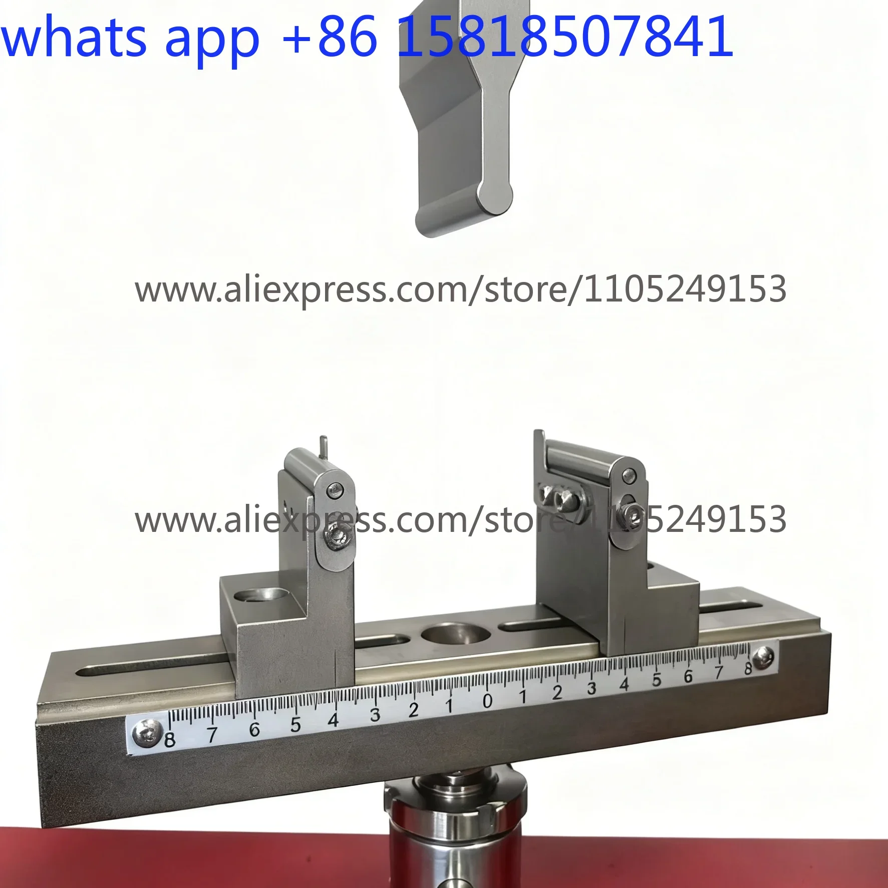 Three-point bending plastic compression non-metallic fixture bending test aid