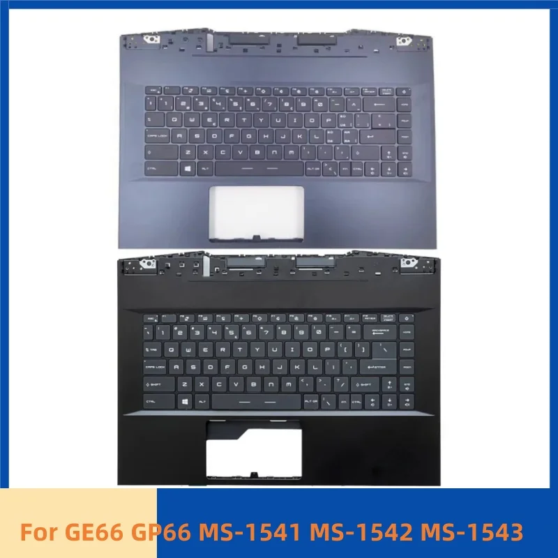 

New Laptop Case For GE66 GP66 MS-1541 MS-1543 MS-1542 Upper Case Palmrest RGB Backlit Keyboard