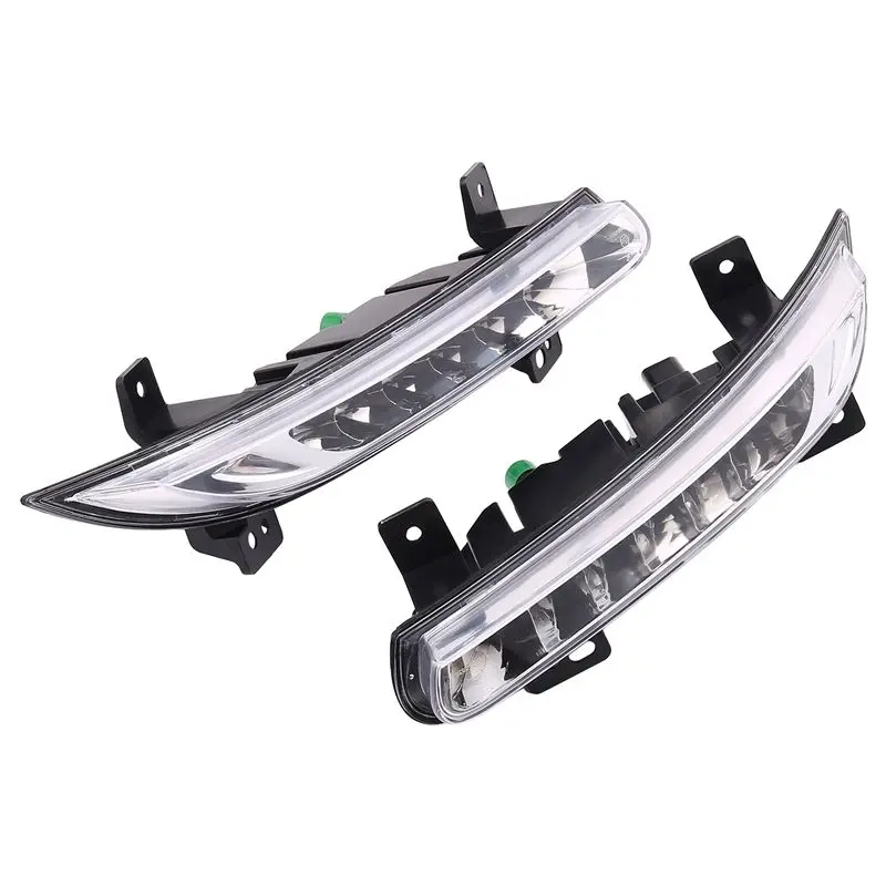 

1Pair Car LED DRL Fog Light For Renault Fluence 2014+ Auto Driving Lamp Daytime Running Light Bumper Lamp