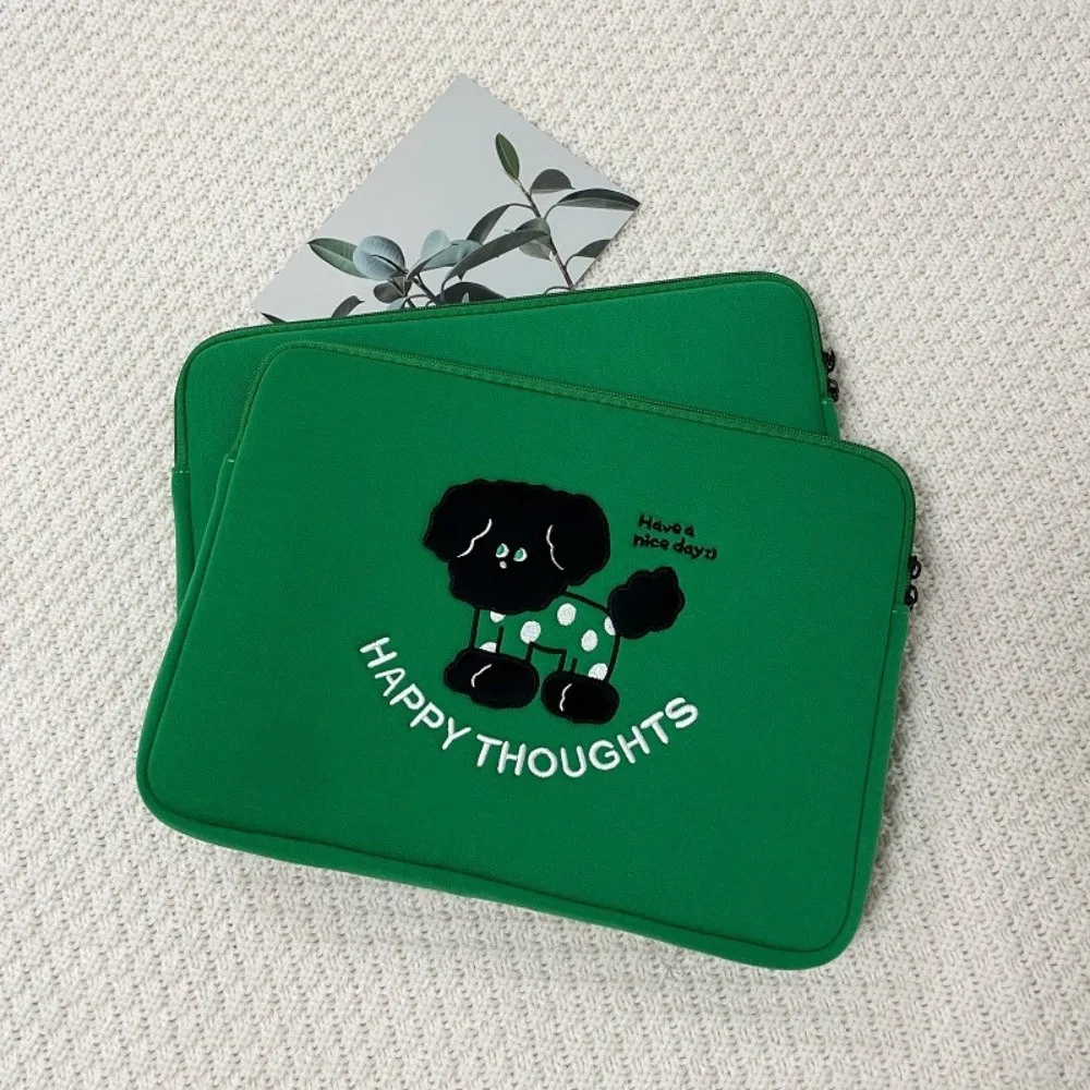 

Wear Resistant 15.6 Inch Cartoon Laptop Bag Cat Dog Tablet Sleeve Bag Sweet Dinosaur Girl Computer Bag 15.6inch Laptop