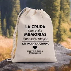20pcs hangovers only last a day Bachelorette Party Bags La Cruda Hangover Kit Bags -Wedding Recovery Kit Bags -Recovery Kit Bags