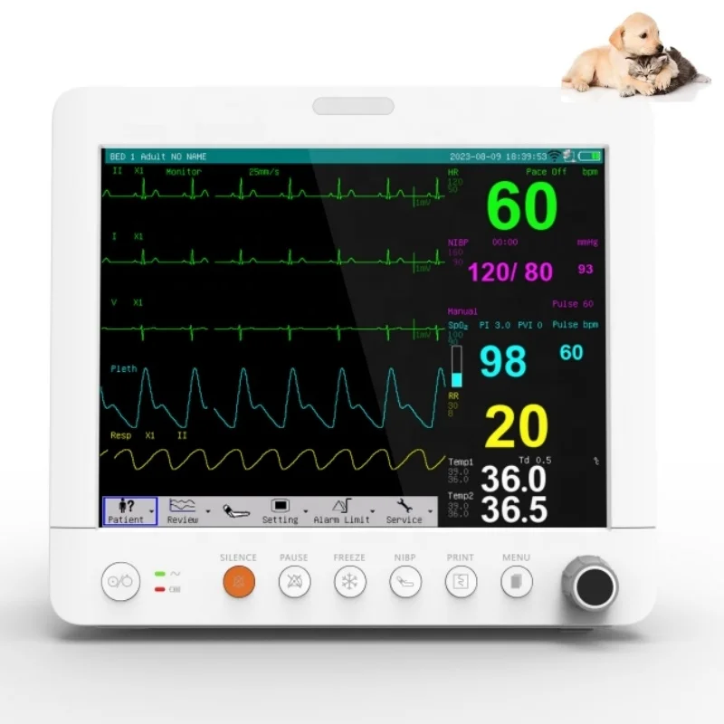 China Wholesale Patient Monitor Veterinary Veterinary Monitor Vital Signs for Pets Animals Manufacturer