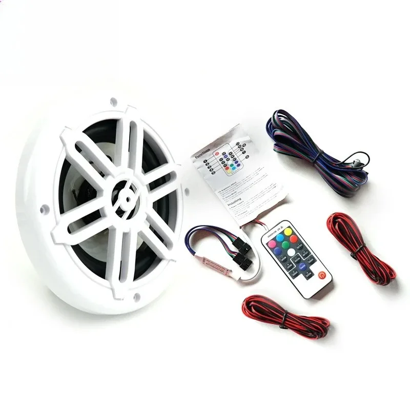 Colorful waterproof speaker remote control color change 12V high pitched speaker waterproof and rust proof
