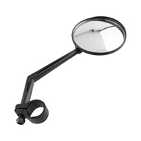 Rotatable Bike Mirror Black Side Rear View Mirror Rearview Mirror For Handlebar Motorcycle Bicycle 2PCS