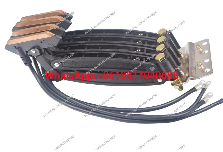 Colector de marco 3PN/4PN 30A/60AH304/H403 con línea de contacto deslizante de doble brazo