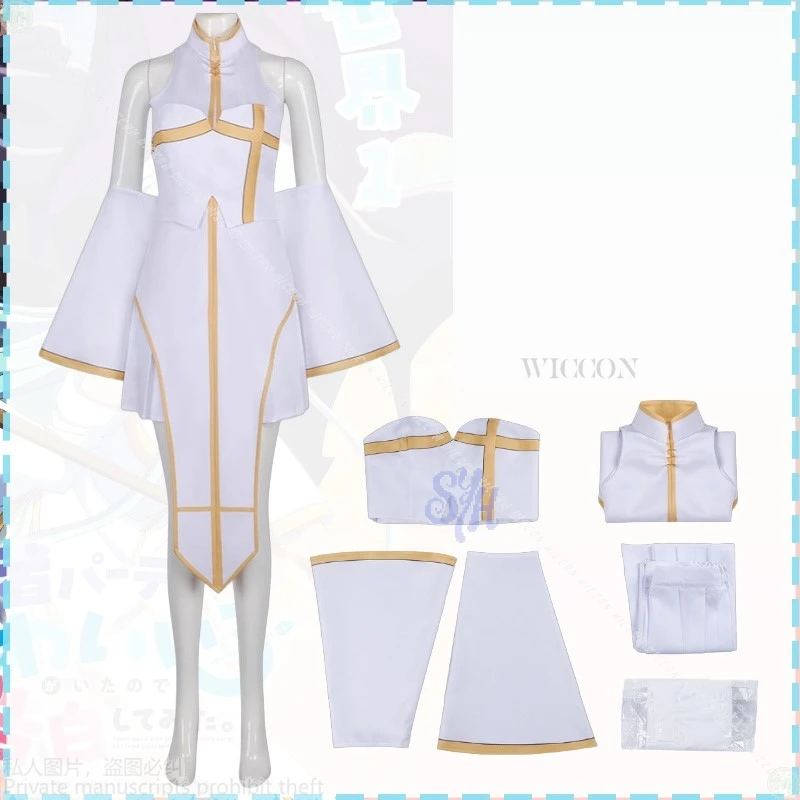 

Anime There Was A Cute Girl In The Hero's Party, So I Tried Confessing To Her Cosplay Cecilia 코스프레 Priest Dress Halloween