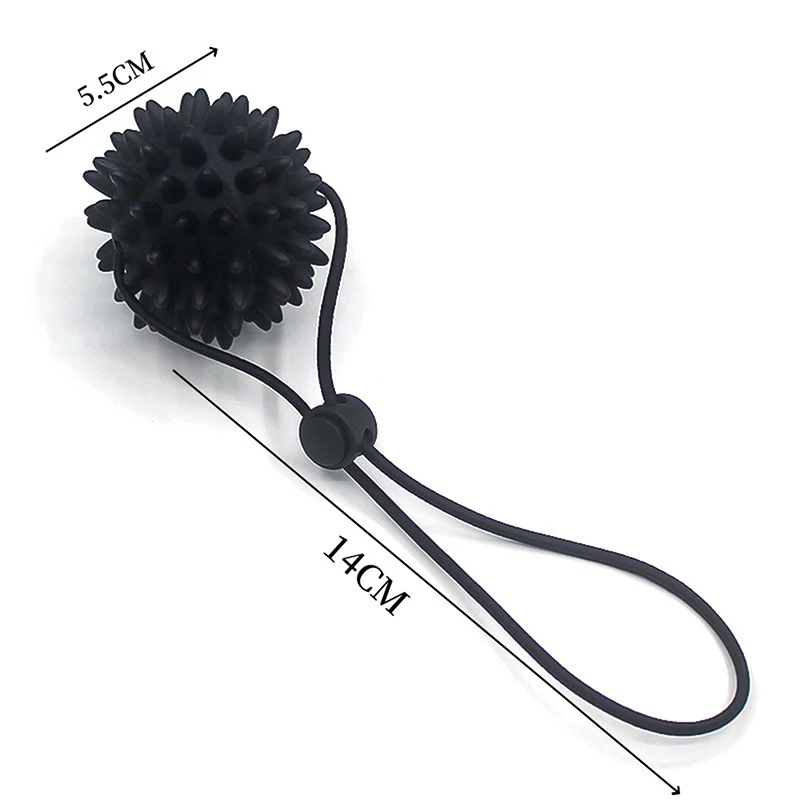 Improve Grip Strength. One Piece Soft Thorn Tactile Touch Massage Ball; Relax Muscles &