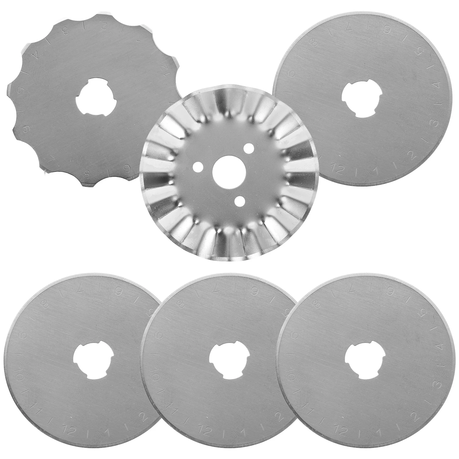 

6Pcs Rotary Cutter Set Sharp Replacement for Fabric Quilting Sewing Craft Accessories Rotary Cutter Blades