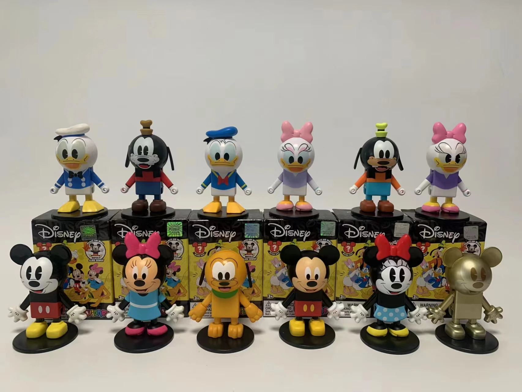 Disney Blind Box Mickey Minnie Climbing Wall Doll Toy Ornaments Collection Decoration Creativity Gift for Children