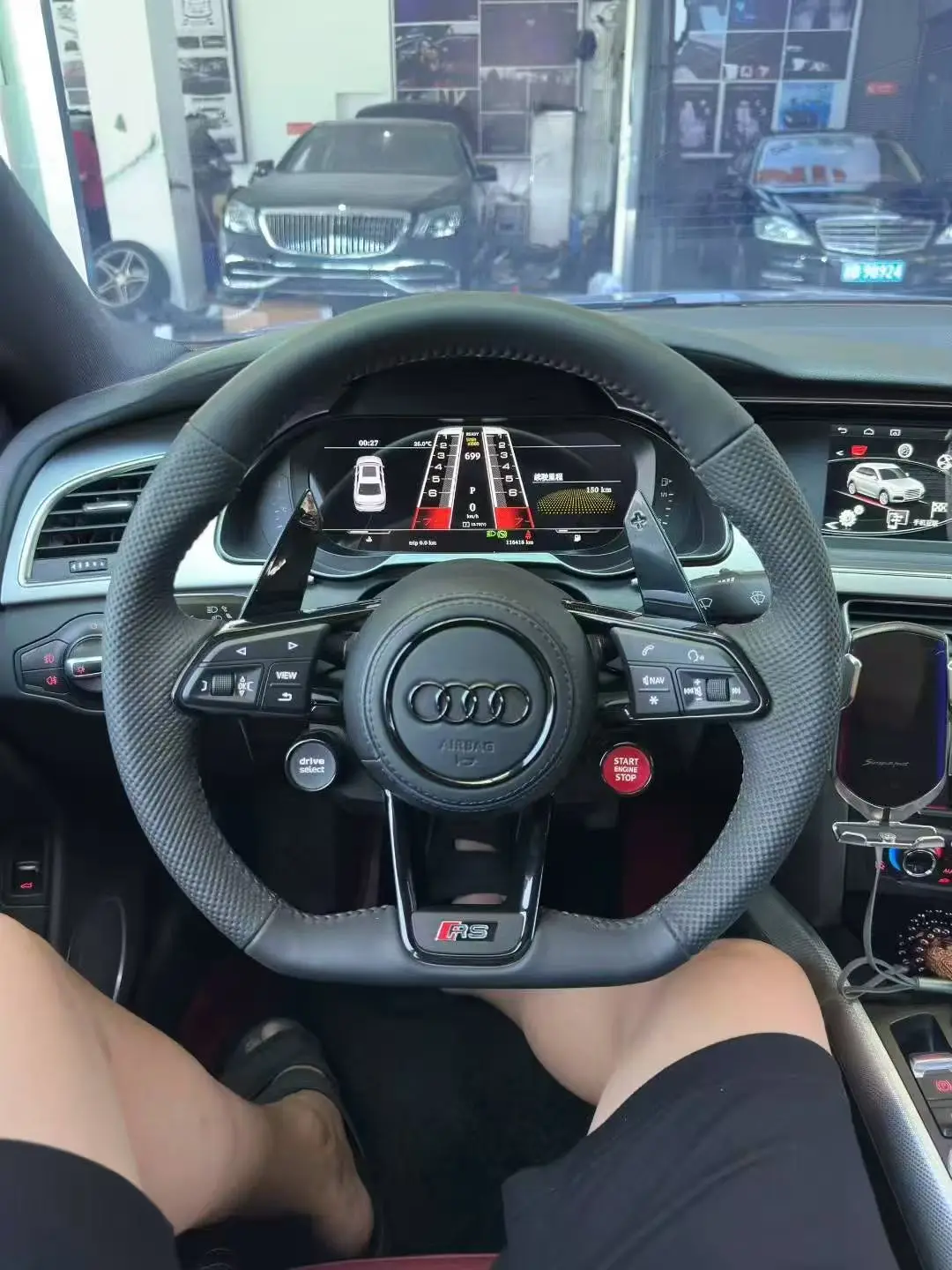 

10,25-дюймовый цифровой измеритель для Audi A5 S5 2008-2016, новейший виртуальный прибор для кабины, кластерная панель, спидометр, ЖК-дисплей