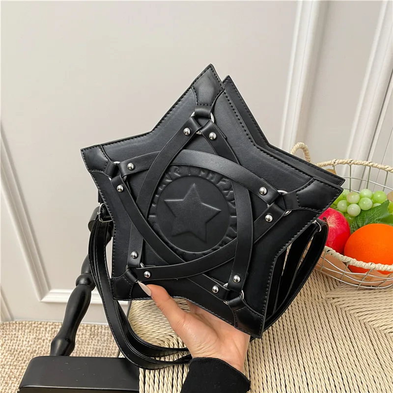 

Ins модная женская сумка со звездами, маленькая сумка через плечо с заклепками, стильный шикарный компактный кошелек на плечо, женский телефон bolsas de mujer