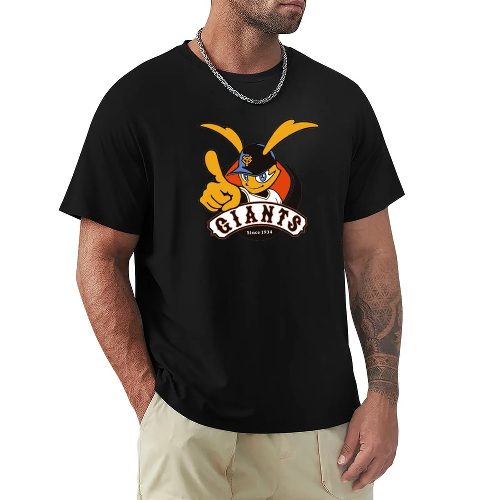 

Yomiuri Giants T-Shirt Plus Size Simple Casual Top